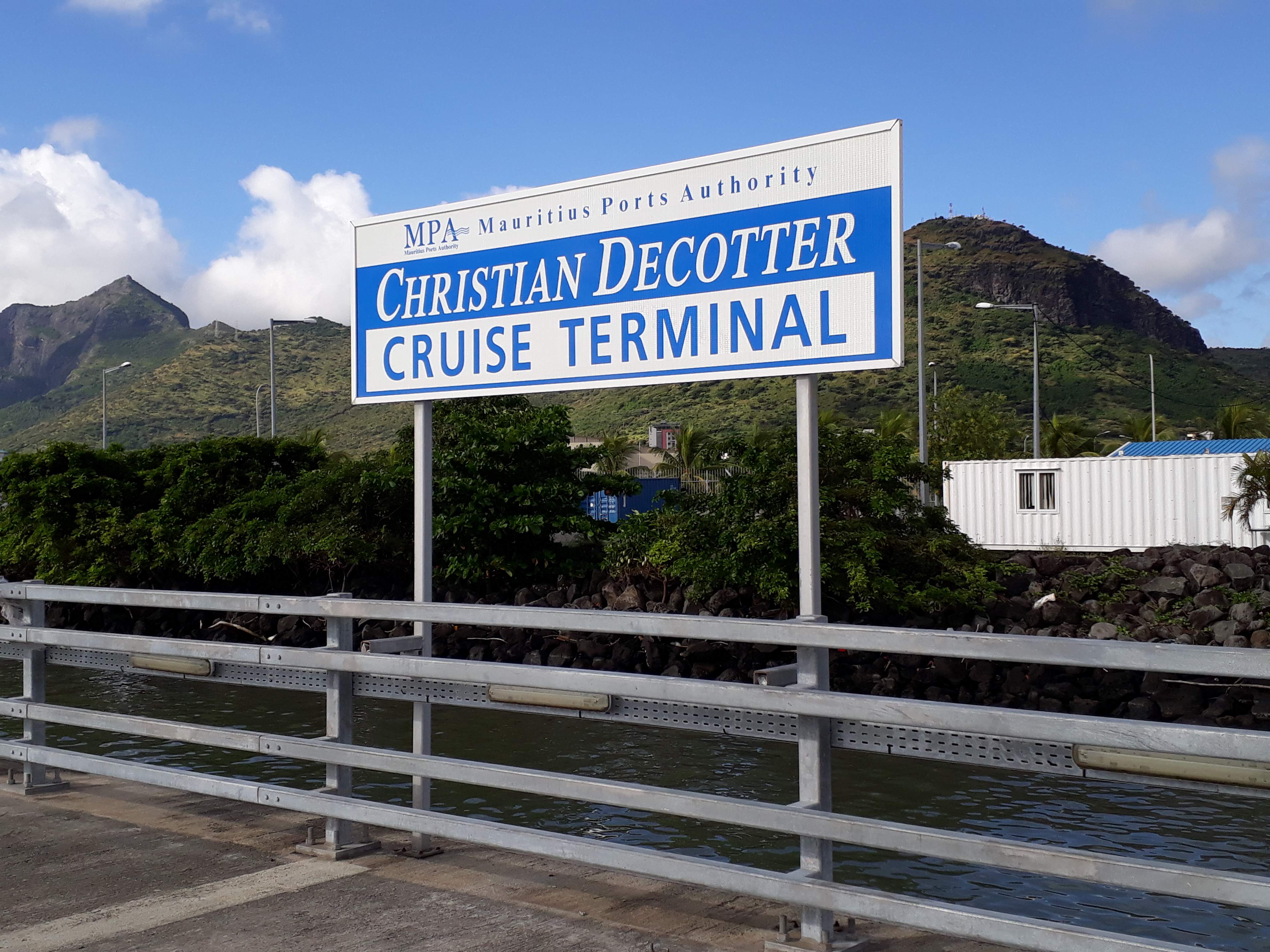 Cruise Vessel at Port Louis Mauritius