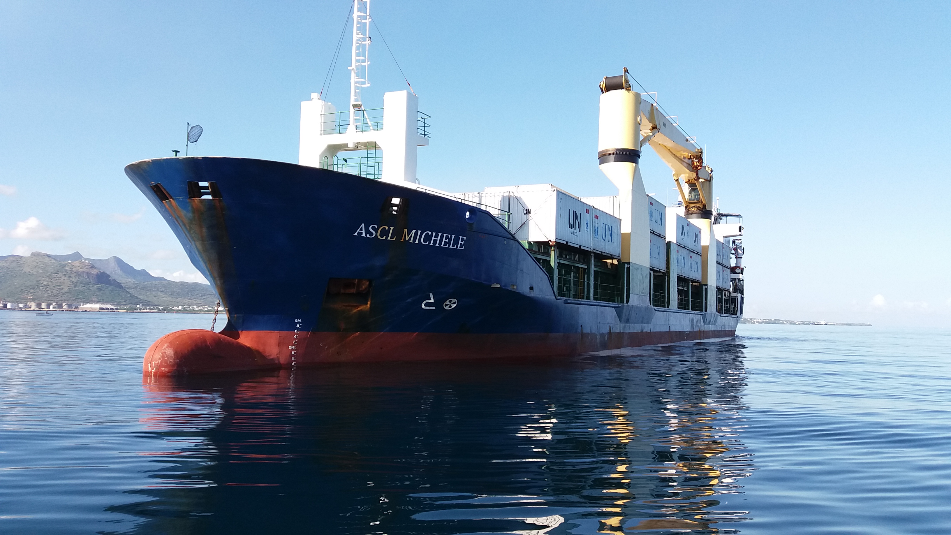 Cruise Vessel at Port Louis Mauritius