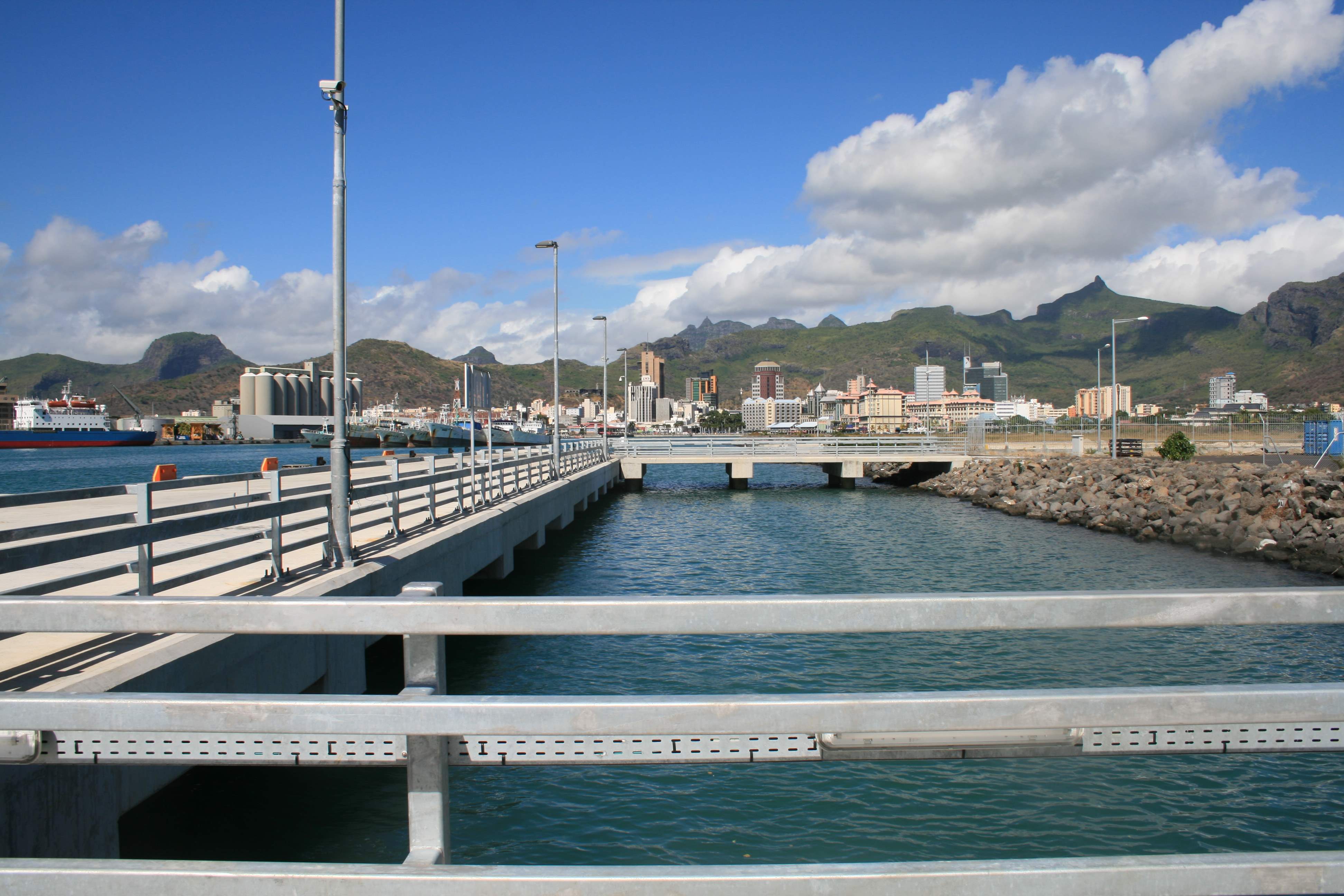 Cruise Vessel at Port Louis Mauritius