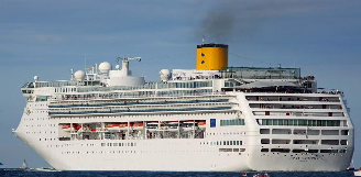 Cruise Vessel in Mauritius