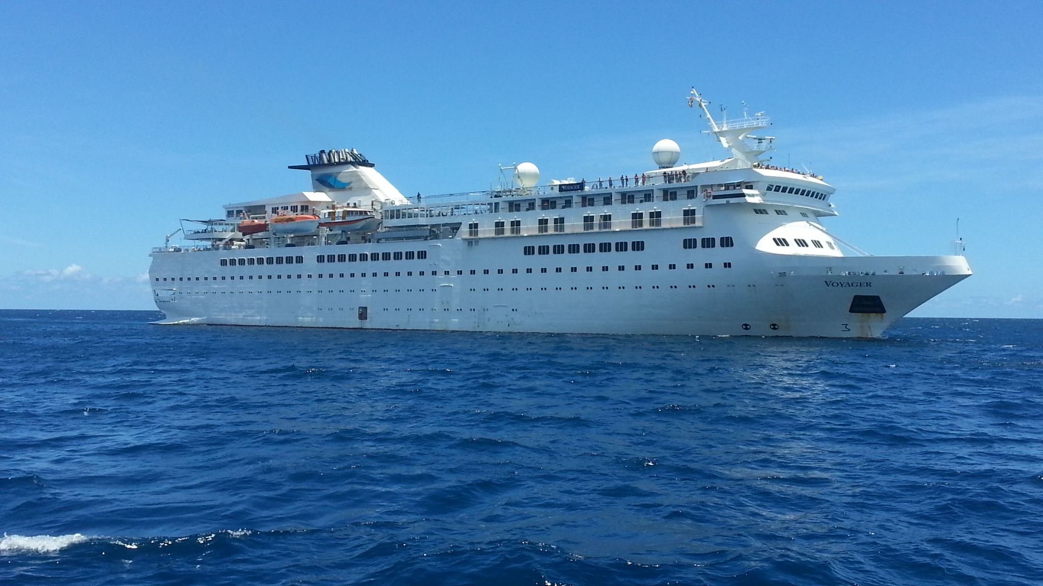 Cruise Vessel at Port Louis Mauritius