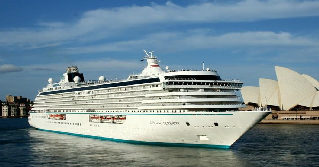 Cruise Vessel in Mauritius