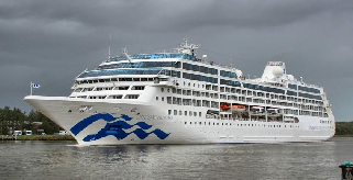 Cruise Vessel in Mauritius